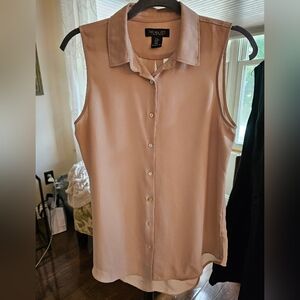 Rachel Zoe - sleveeless top, muted pink tone